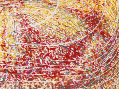 "Beben", 130 cm x 100 cm, Öl auf Jute, 2005