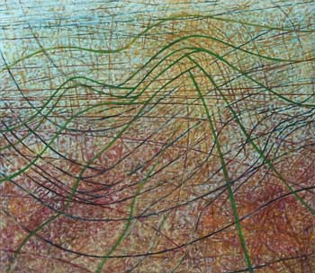 "Diaphan", 200 cm x 175 cm, Öl auf Leinwand, 2003