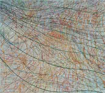 "La ville une femme", 200 cm x 175 cm, Öl auf Leinwand, 2002