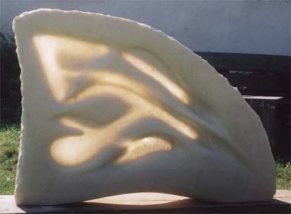 "Ohne Titel", 85 cm x 20 cm x 60 cm, Marmor, 2003